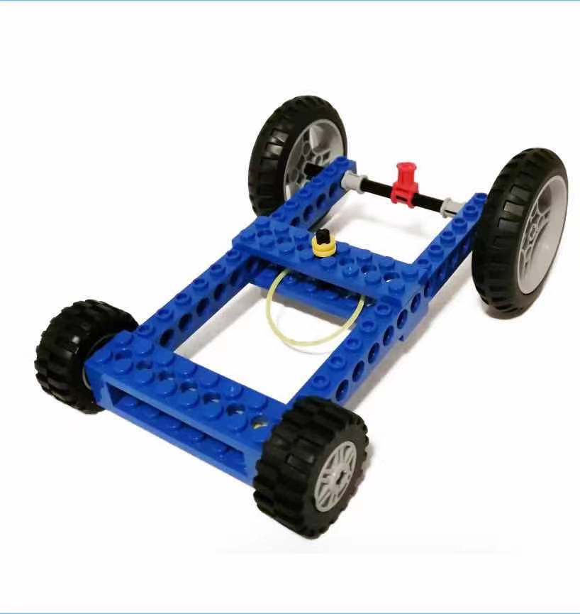 小學小制作小發明手工拼裝木質四驅車DIY兒童益智玩具賽車組合 8