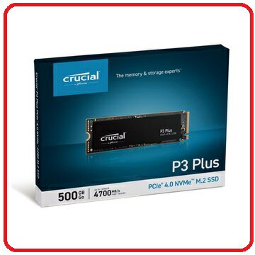 Micron 美光 Crucial P3 Plus 500GB PCIe M.2 SSD 5年保 原廠型號:CT500P3PSSD8