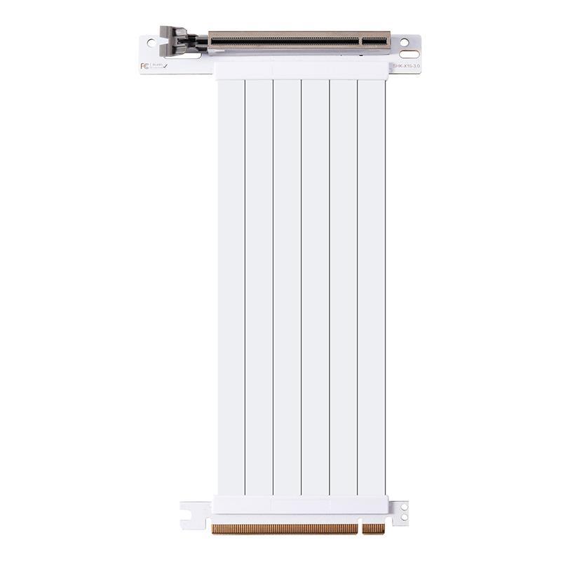 PCIE 4.0顯卡延長線PCIE3.0臺式機90度豎裝黑白色16X轉接線【北歐家居生活】