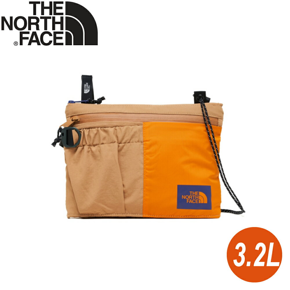 【The North Face 3.2L 單肩背提包 《杏色/橘》】52TO/休閒揹包/側揹包