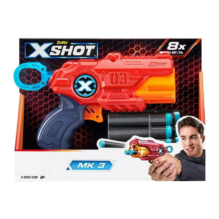 ZURU X-SHOT 赤火系列 MK3 【鯊玩具Toy Shark】