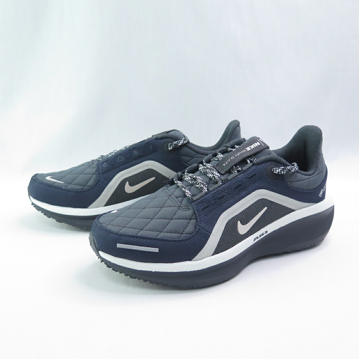 NIKE FQ1359400 W AIR Winflo 11 GTX 女 慢跑鞋 防潑水 暗藍碳黑【iSport愛運動】