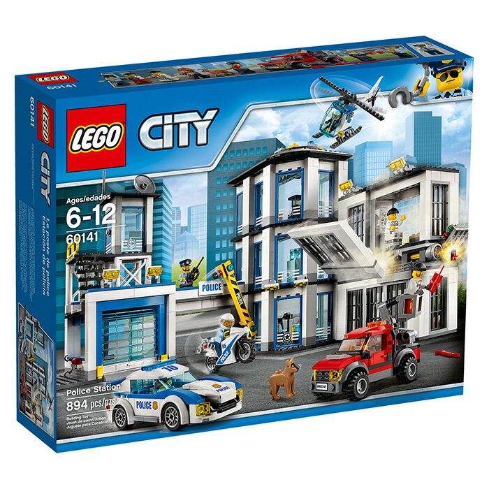 LEGO 樂高 City 城市系列 60141 警察局 【鯊玩具Toy Shark】