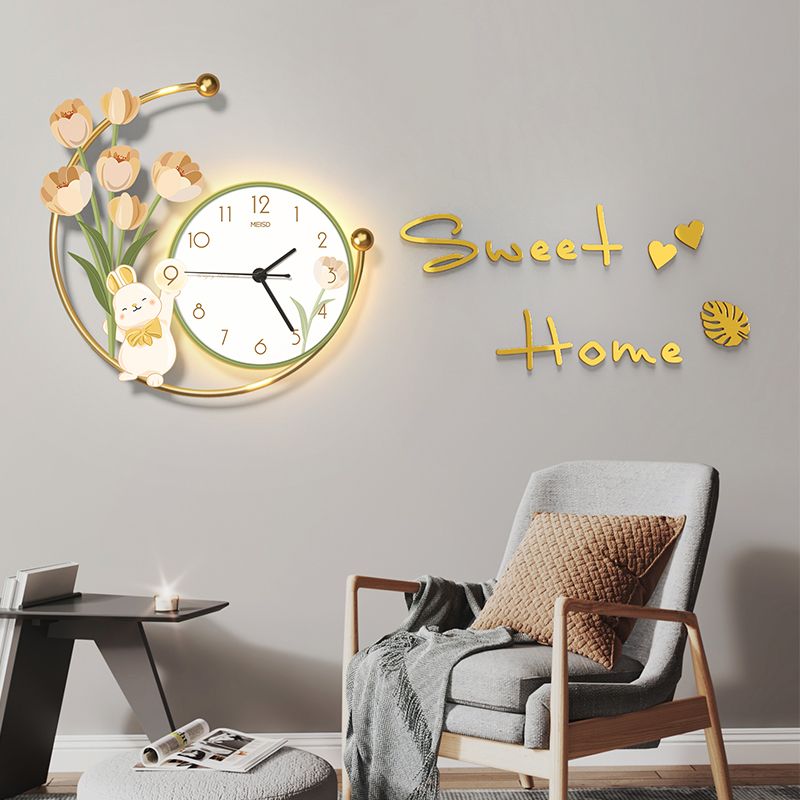 免運 全館8折 掛鐘 客廳掛鐘 時尚掛鐘 時鐘 美世達鐘表客廳掛墻2022新款簡約家用時尚網紅創意裝飾網紅掛鐘特惠/開立發票 工廠直銷 H1210 5