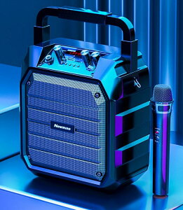 廣場排練音響 紐曼K98廣場舞音響戶外音箱k歌無線藍芽播放器大音量雙話筒手提便攜式重低