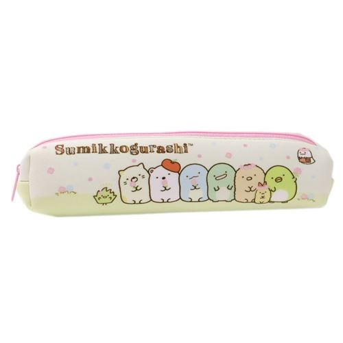 大賀屋 角落生物 超薄筆袋 粉 筆袋 文具 超薄 收納袋 收納 角落小夥伴 san-x 正版授權J00014531