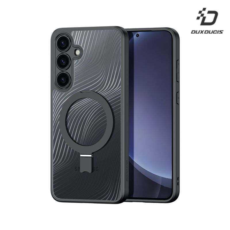 DUX DUCIS SAMSUNG 三星 Galaxy S25 Aimo Mag 支架保護殼 手機殼 手機套 磁吸殼 雙料殼 可站立 橫立 豎立 支援 MagSafe