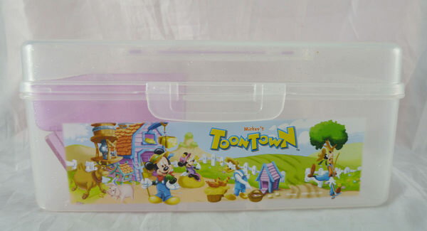【震撼精品百貨】Micky Mouse 米奇/米妮 塑膠提盒【共1款】 震撼日式精品百貨