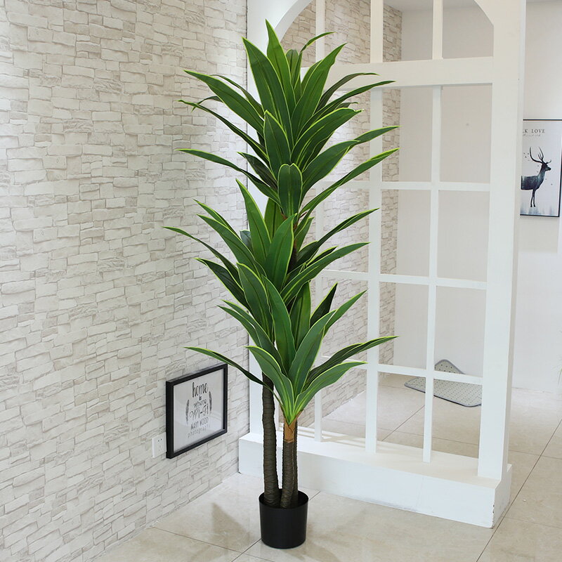 北歐風大型仿真植物巴西木客廳網紅ins創意落地裝飾家居室內擺設