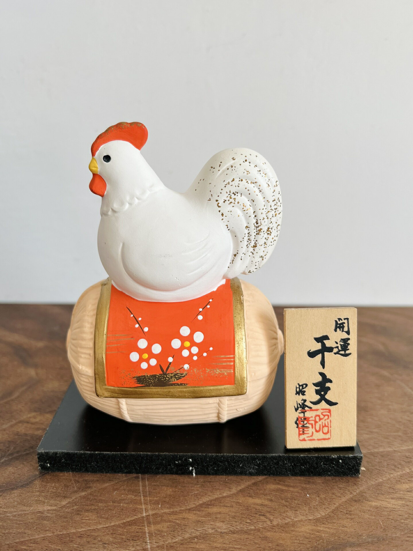 日本 鄉土玩具 開運招福 干支生肖雞置物擺飾 緣起物
