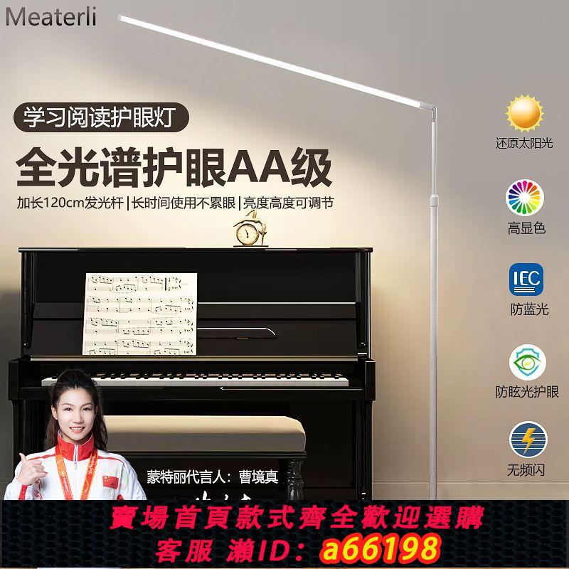 【臺灣公司 可開發票】客廳落地燈臥室落地臺燈床頭燈釣魚燈ins極簡學習閱讀超亮立式燈