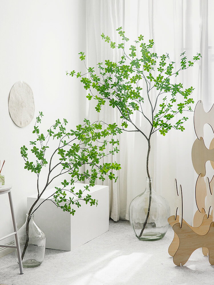 北歐風仿真綠植馬醉木吊鐘植物假樹室內客廳落地盆栽裝飾擺件