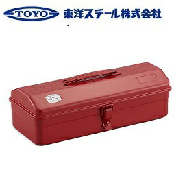 [ TOYO ] 提把山型工具箱 紅 / 東洋スチール 日本製 / Y-350R
