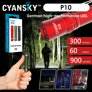 【錸特光電】CYANSKY P10 便攜AA筒 300流明 EDC手電筒 防水 3號電池 i5R i5T