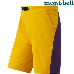 Mont-Bell O.D. Shorts 男款登山短褲/休閒彈性短褲 1105670 MS/PN 芥黃/葡紫