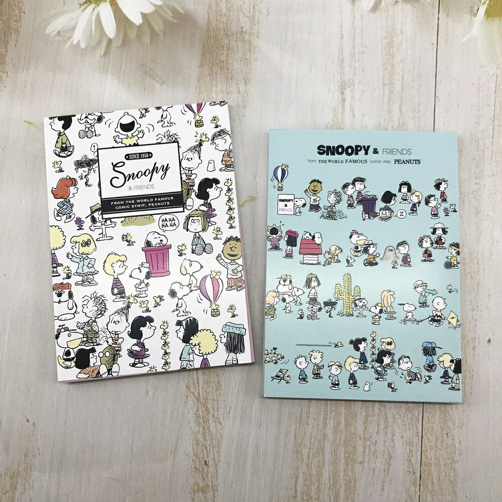 日本製 snoopy 史努比 PEANUTS 朋友系列 便條紙｜小鶴日貨