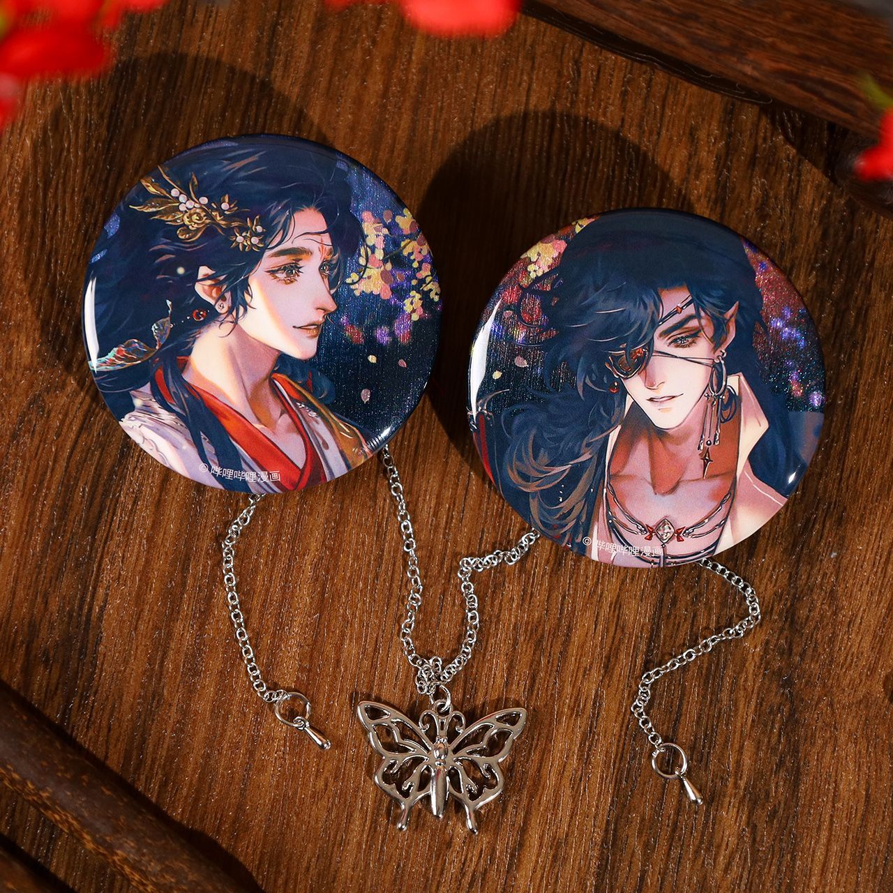 【8054人收藏】BEMOE嗶哩嗶哩漫畫《天官賜福》 繁花水榭系列 徽章/夜燈/亞克力