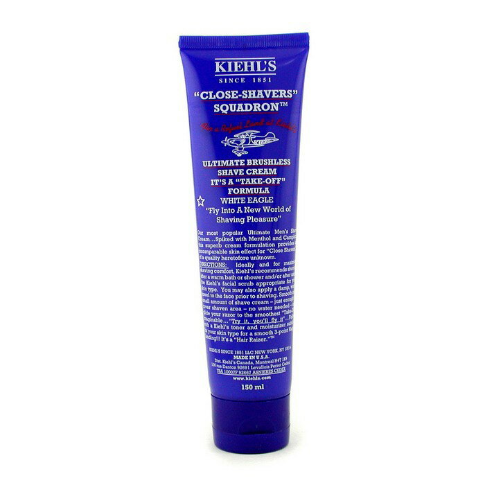 Kiehl's 契爾氏 刮鬍膏 Ultimate Brushless Shave Cream - White Eagle  150ml/5oz