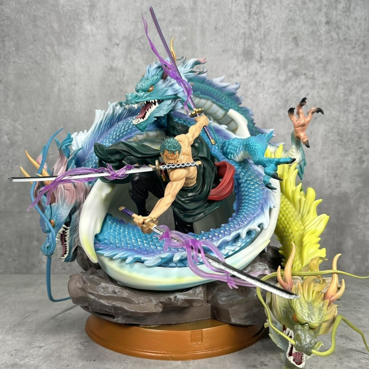 海賊 GK 黑珍珠 三頭龍索隆 龍卷風 雙頭雕 模型動漫手辦擺件