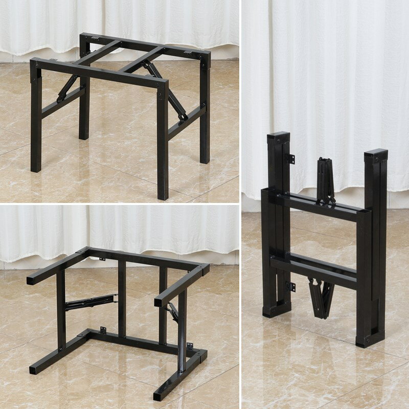優樂悅~鐵桌腳架子可折疊桌子腿桌腿支架配件餐桌腳架支架簡約金屬桌腿