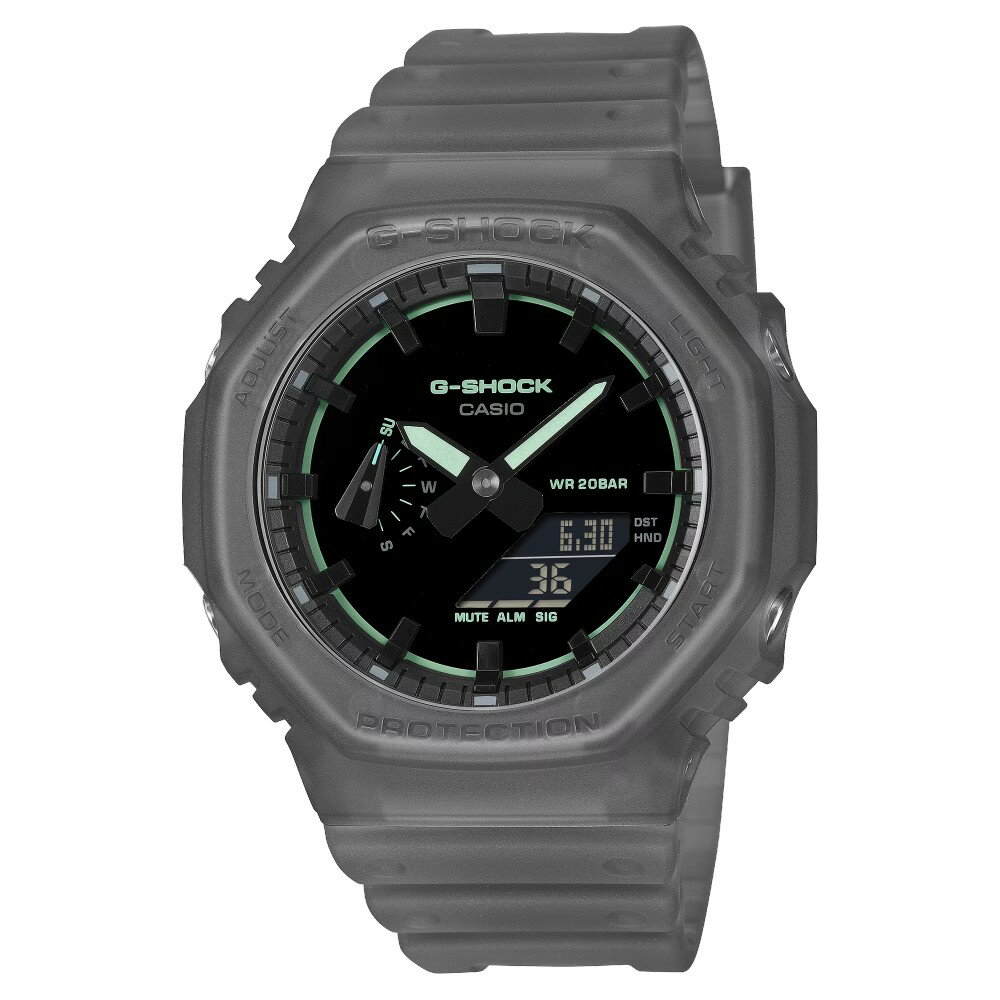 CASIO 卡西歐 G-SHOCK 2100系列 GA-2100K-1A 神秘光影 夜生活風格八角形時尚腕錶 45.4mm｜樂天領券現折★全館特惠中★指定刷卡回饋10%