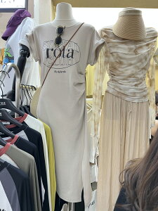韓國夏裝字母印花圓領短袖收腰顯瘦開叉連身裙女潮