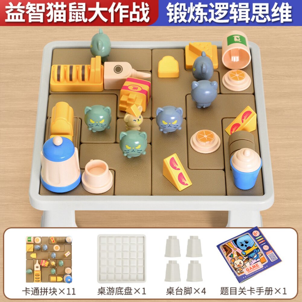 媽媽買 貓鼠大作戰 益智啟蒙 手眼協調訓練 空間邏輯訓練 觀察力訓練 推理思維技巧 思維訓練遊戲 腦力激盪遊戲 3