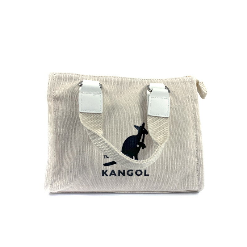 KANGOL 側揹包 肩背 帆布包 米白色 62251709 01 noK53