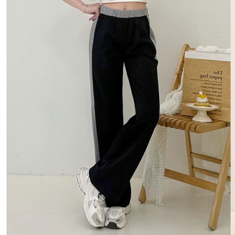 太空棉顯瘦寬褲(M-3L)【B370479】