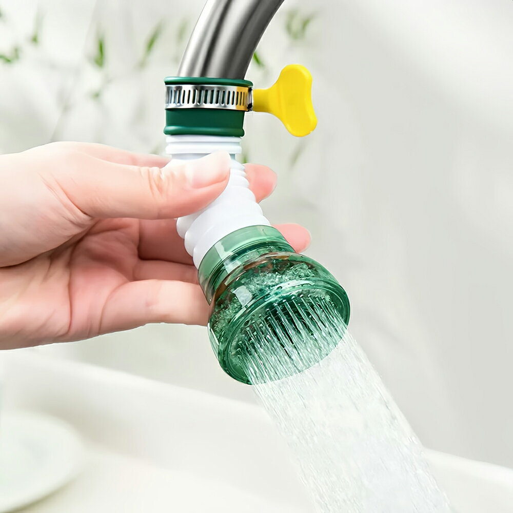 水龍頭防濺水 花灑 過濾器 伸縮水龍頭 濾水器 水龍頭出水嘴 防濺噴頭 增壓花灑 水槽延伸器【BlueCat】【JH1538】