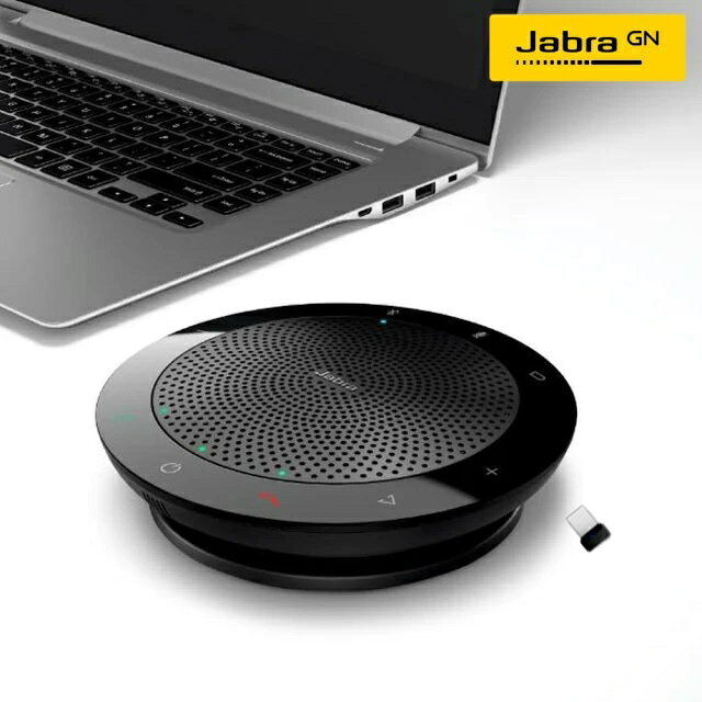 Jabra Speak 510+ MS 無線可攜式遠距會議電話揚聲器(藍牙喇叭音箱內建麥克風)音響