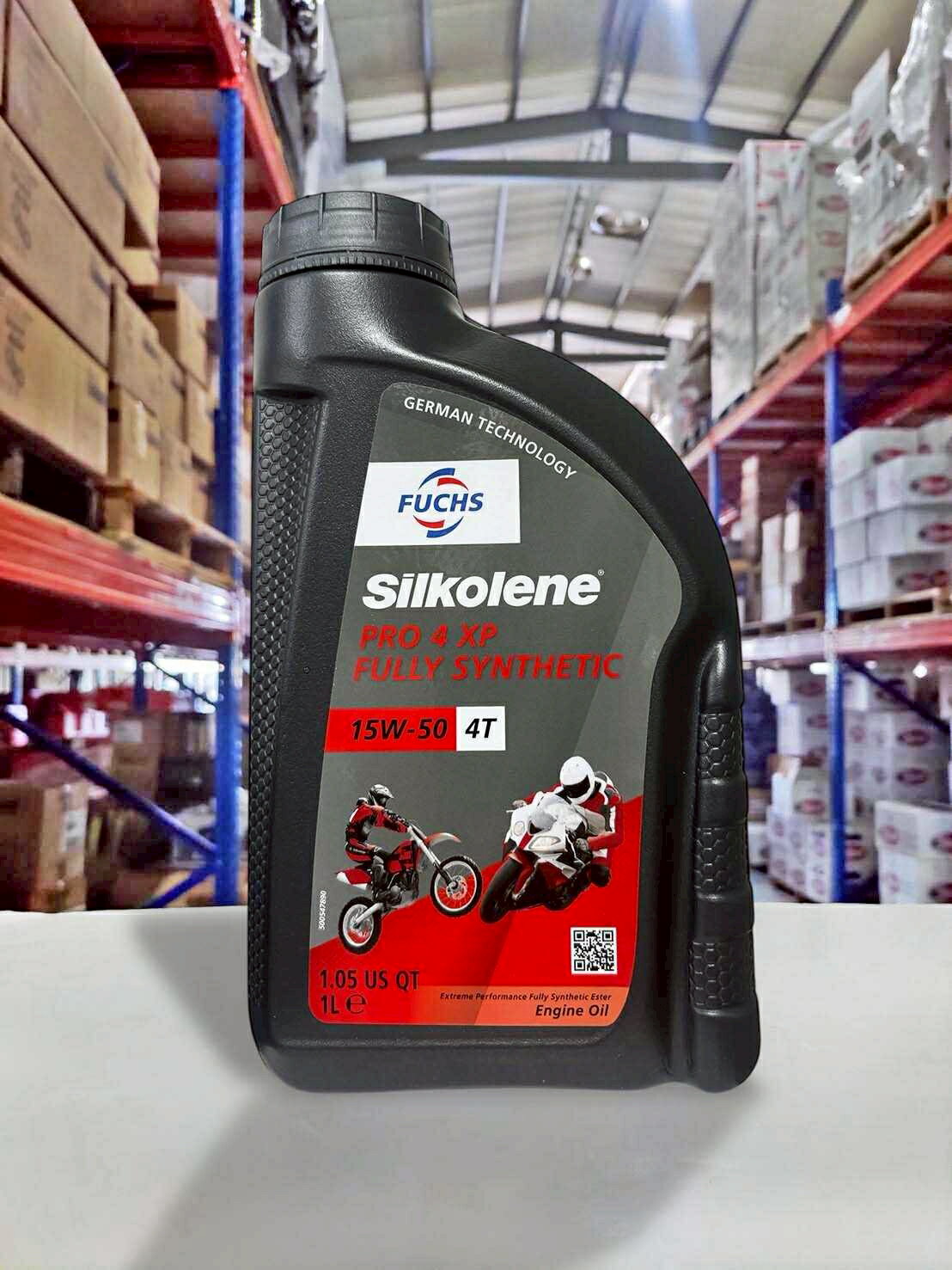『油工廠』FUCHS Silkolene Pro 4 XP 15W50 全合成 機車 機油 1L SN MA2