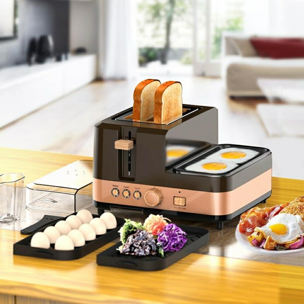 麵包機 Finetek/輝勝達 HX-5091多士爐全自動家用多功能早餐吐司烤面包機 全館免運