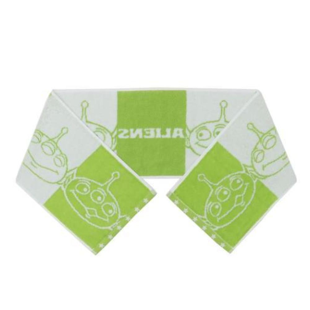 asdfkitty*玩具總動員三眼怪抗菌防臭運動長毛巾-20*110公分-窄版長型-日本正版商品