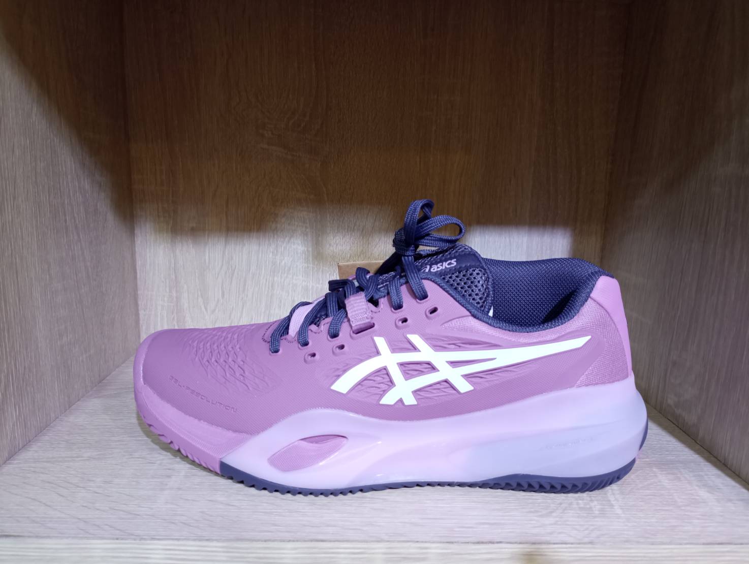 Asics Gel-Resolution X Clay women 專業紅土女網球鞋(UBE/white)