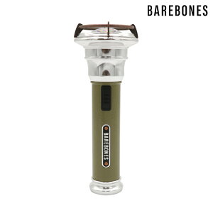 Barebones 手電筒 Vintage Flashlight LIV-290 橄欖綠 / 城市綠洲 (露營燈 燈具 戶外照明 USB充電 照明設備)