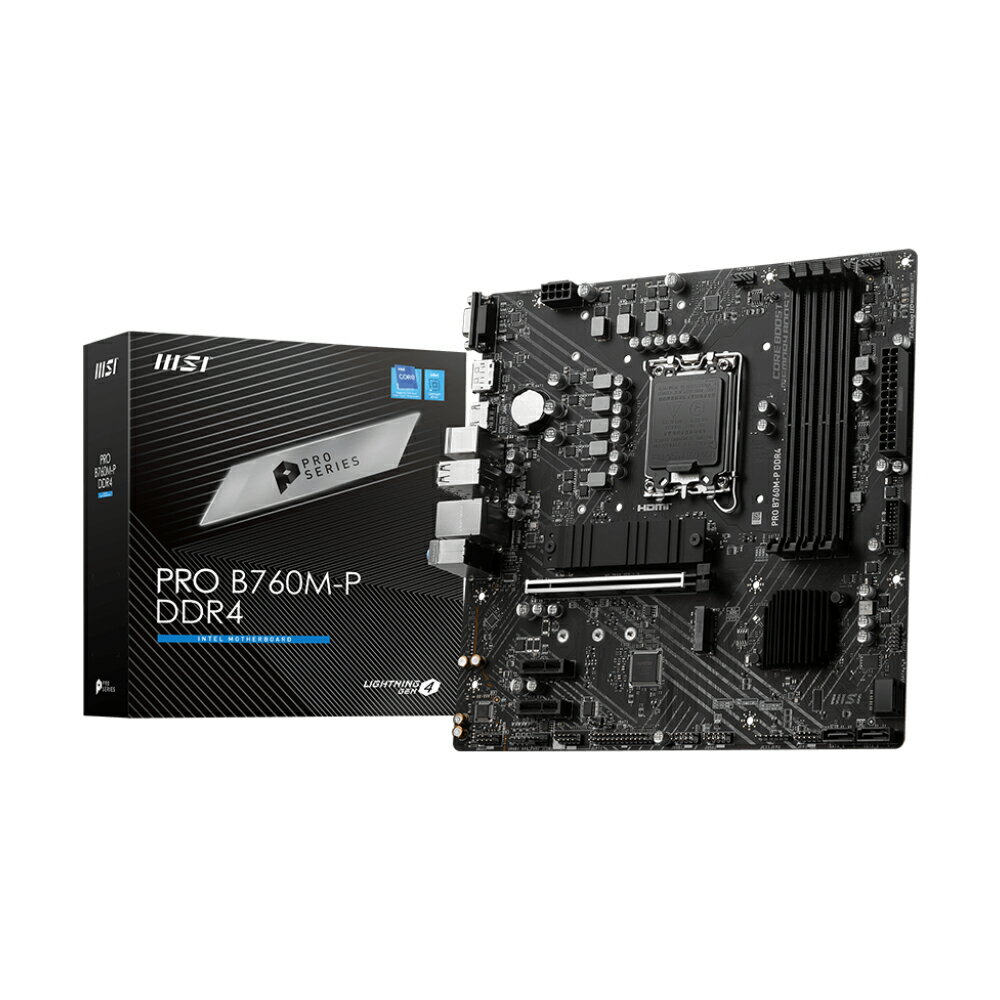 【MSI 微星】PRO B760M-P DDR4 主機板【三井3C】