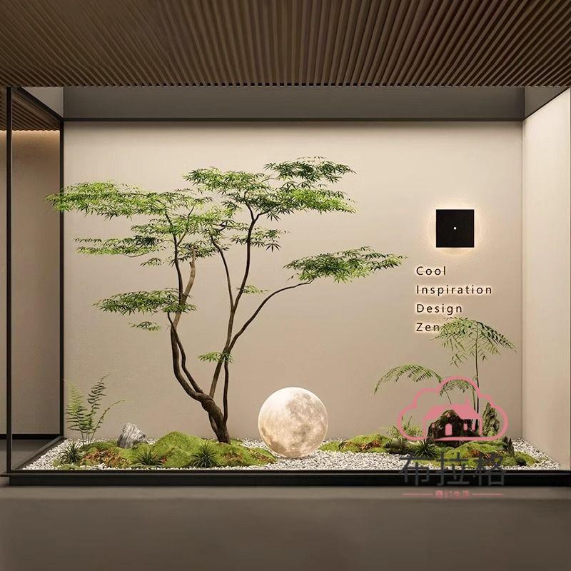 免運 公司貨 模擬綠植 模擬南天竹大型雞爪槭假樹青楓綠植物室內軟裝飾樹櫥窗造景觀擺件 可開發票 全館八折 工廠現貨直銷 新品特價 b12052