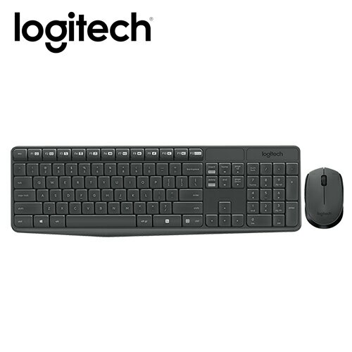 【logitech 羅技】mk235 無線鍵盤滑鼠組【三井3c】