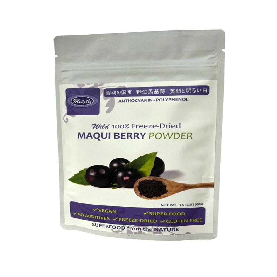 亞積  美之立100%野生馬基莓粉100公克/包