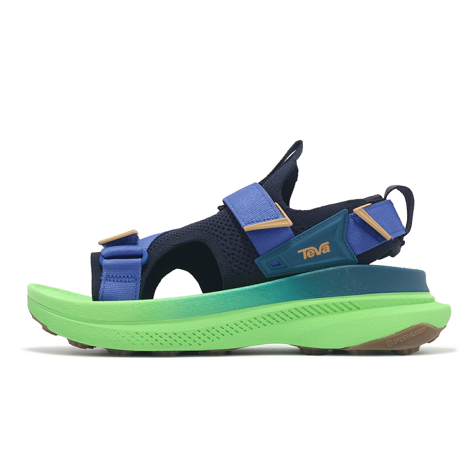 Teva 越野跑涼鞋 M Aventrail 男鞋 海軍藍 緩衝 魔鬼氈 針織 戶外鞋 涼鞋