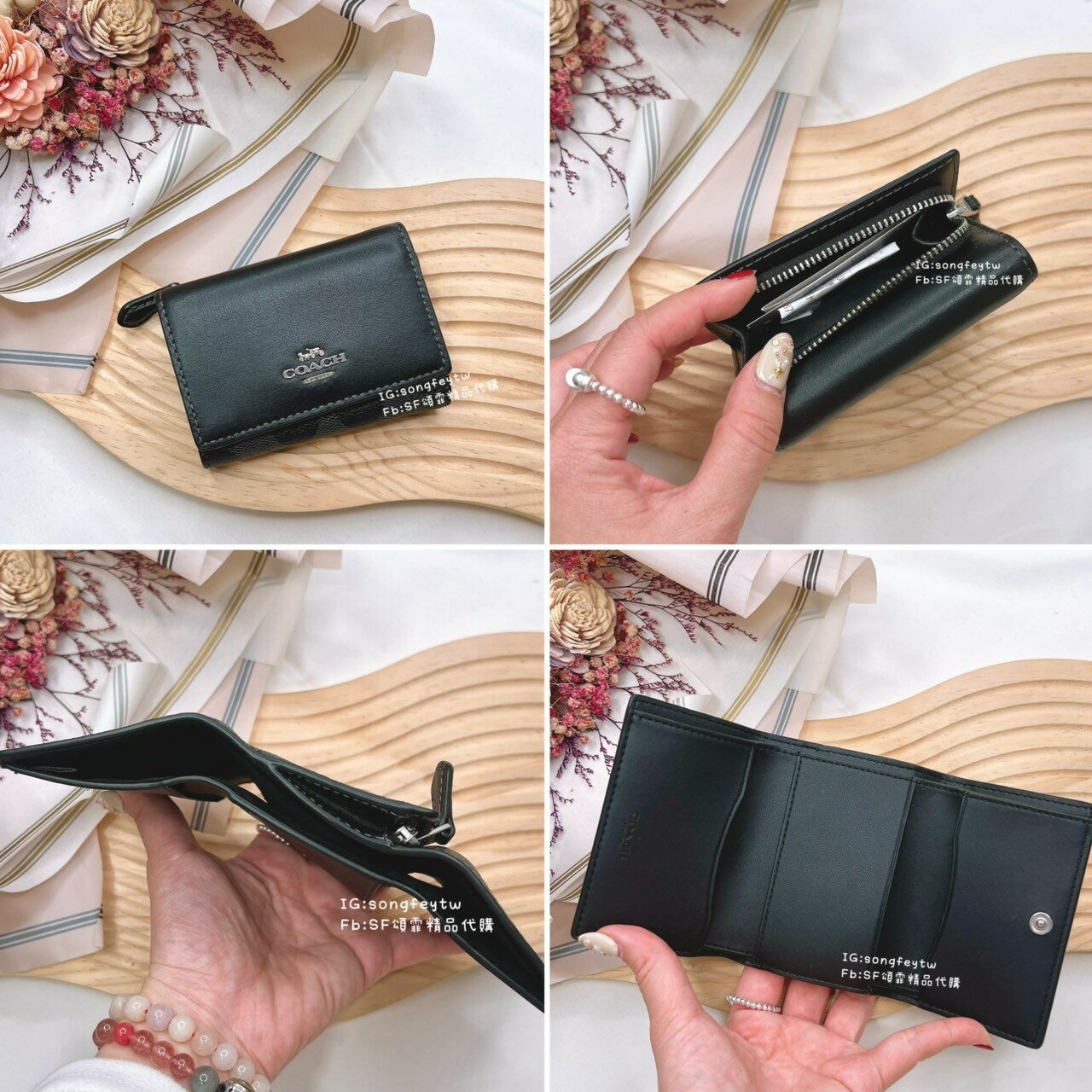 美國代購🇺🇸台灣現貨 Coach 新款 迷你短夾 5
