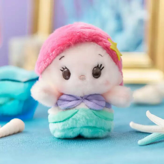 真愛日本 迪士尼 小美人魚 艾莉兒 絨毛 沙包 手掌娃 娃娃 布偶 玩偶 Q版 收藏 迪士尼專賣店帶回