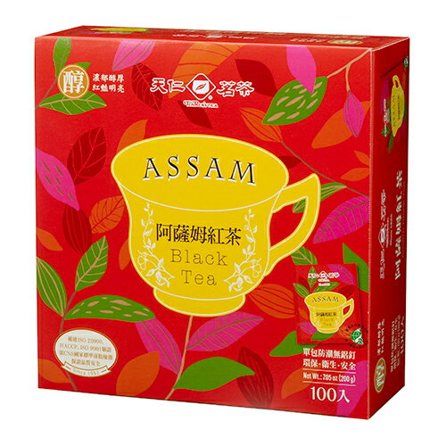 天仁阿薩姆紅茶防潮包2g*100包【愛買】