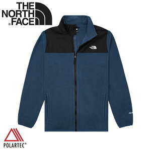 【The North Face 男 可套式刷毛保暖外套《藍》】83OS/保暖立領抓絨外套/休閒外套