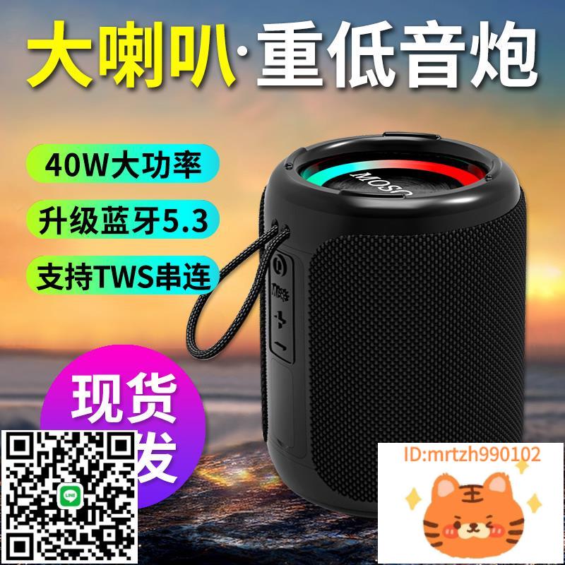 戶外音箱迷你小音響高音質大音量帶功放一體機家用重低音小型-杏奈生活舘