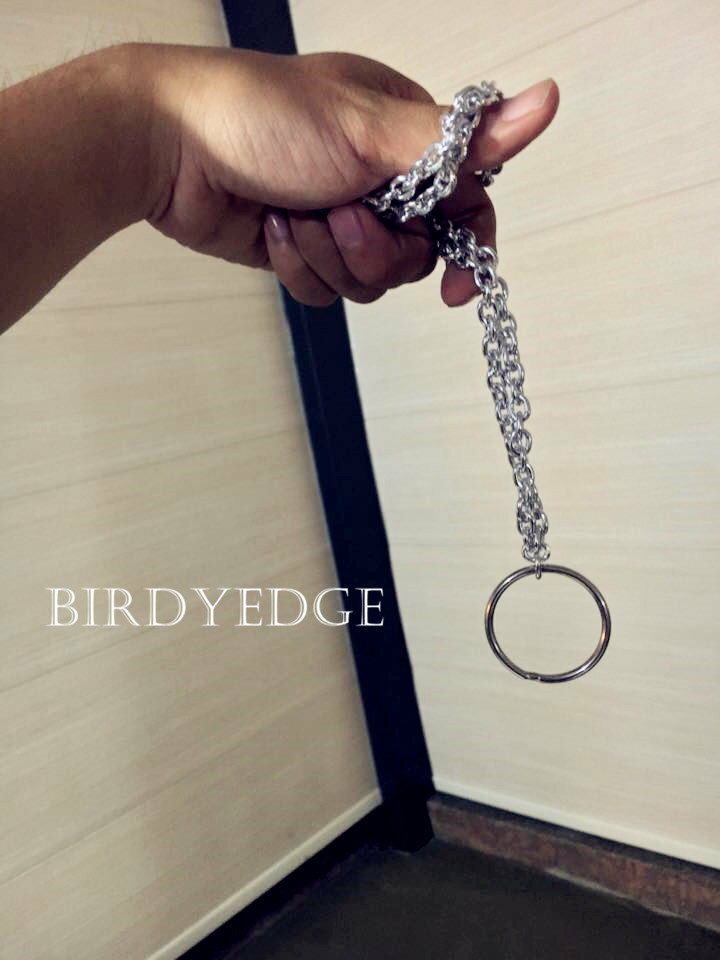 【Birdy Edge】 品牌設計 大圈項鍊 不鏽鋼 圈 項鍊 幾何項鍊 潮流男項鍊 免運費