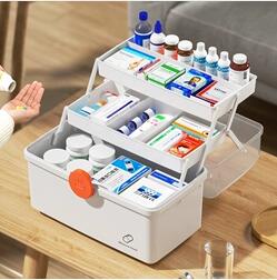 醫藥箱家庭裝家用大容量多層醫護醫療急救箱小藥盒藥品藥物收納盒 「店長推薦」