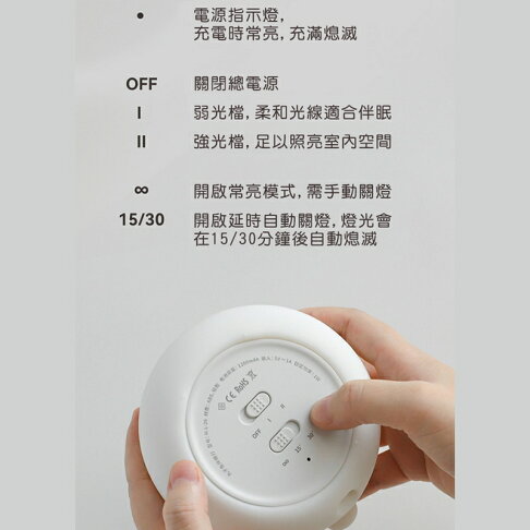 MUID覓逗 丸子兔伴眠燈HL26【APP享6%回饋】 9