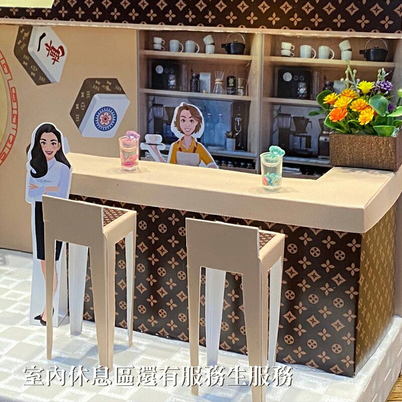 【紙紮】紙紮屋 麻將館組 掃墓 紙紮房 普渡 往生用品 祭祀 3
